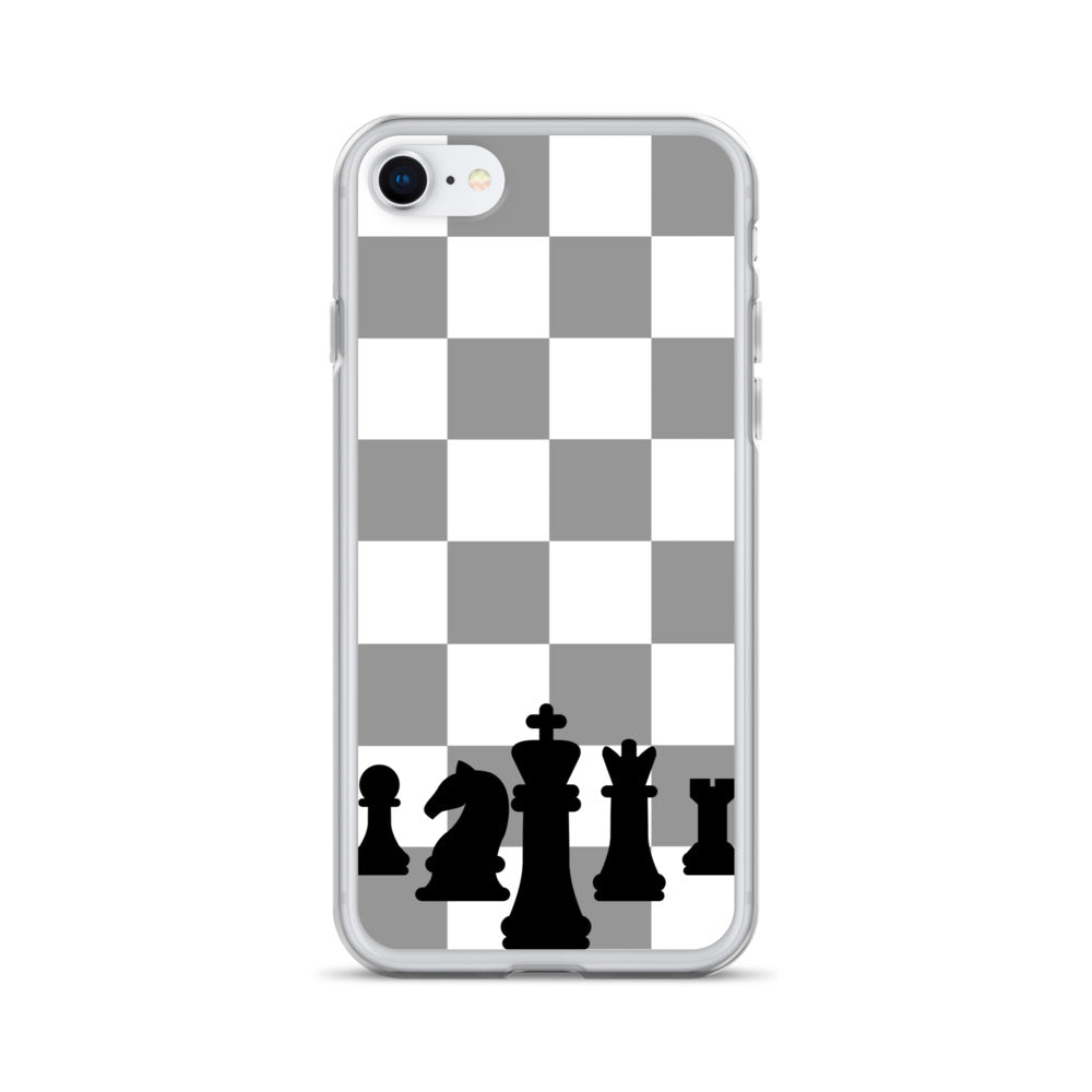 Chess Board with Pieces - Clear Case for iPhone®