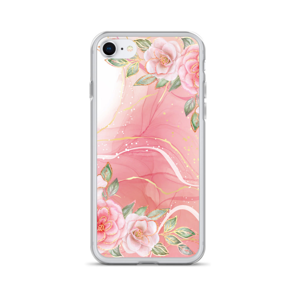 Malia's Pink Roses - Clear Case for iPhone®