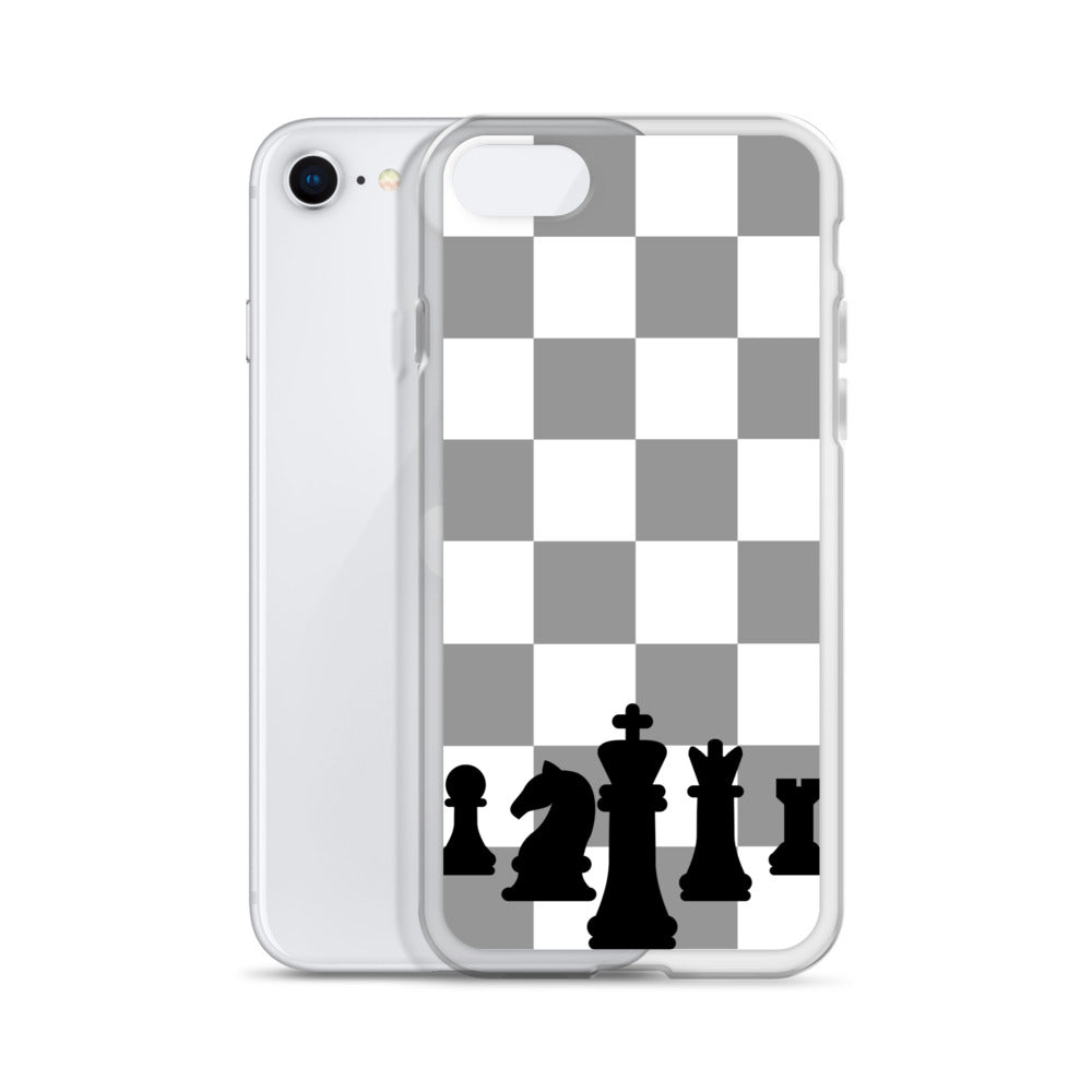 Chess Board with Pieces - Clear Case for iPhone®