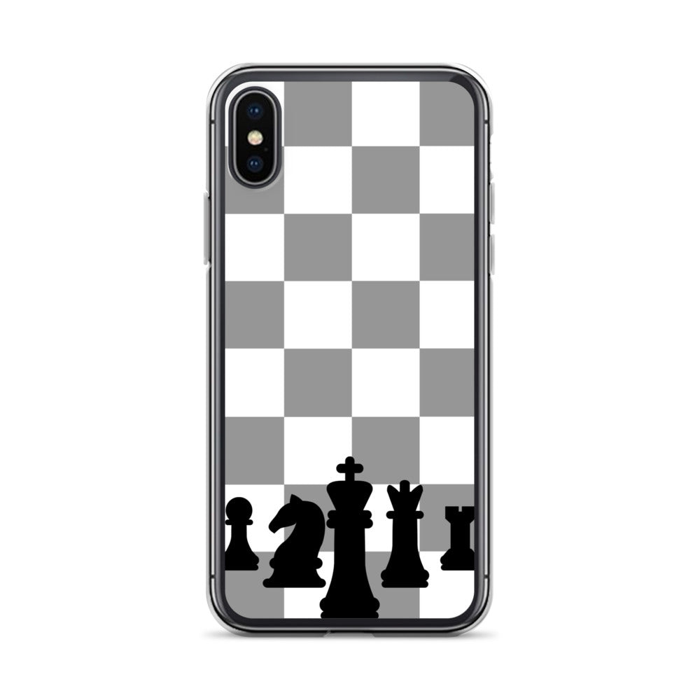 Chess Board with Pieces - Clear Case for iPhone®