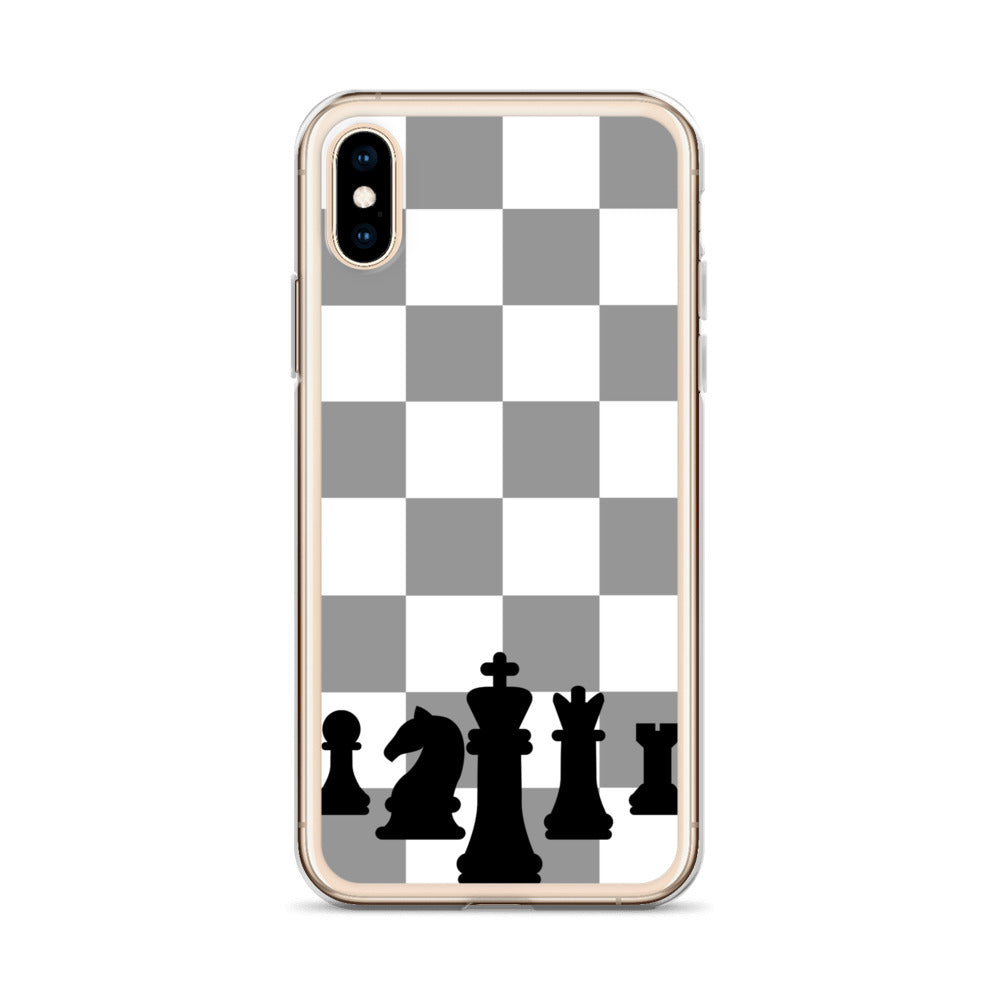 Chess Board with Pieces - Clear Case for iPhone®