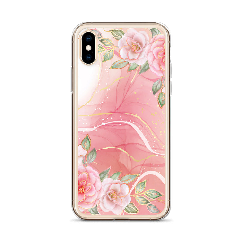 Malia's Pink Roses - Clear Case for iPhone®