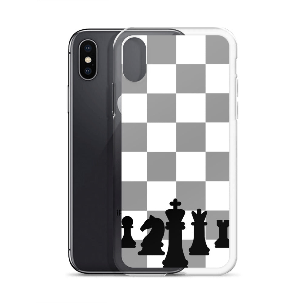 Chess Board with Pieces - Clear Case for iPhone®