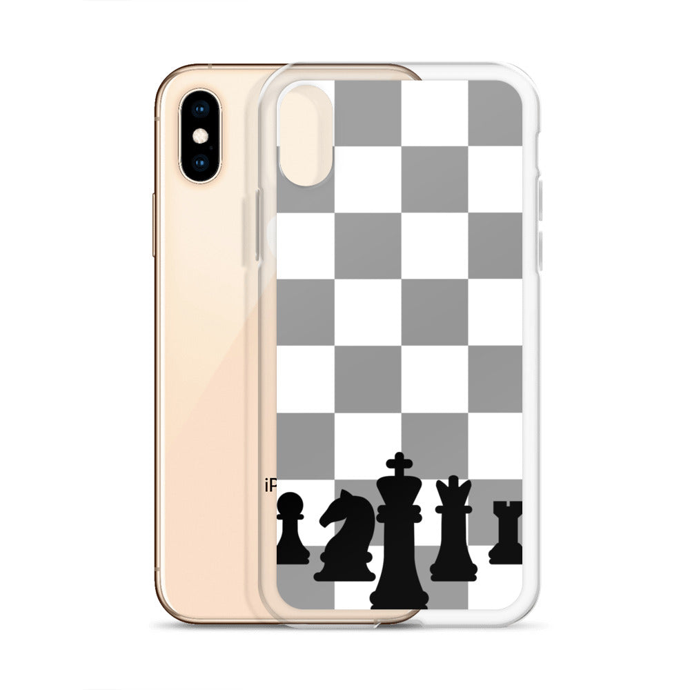 Chess Board with Pieces - Clear Case for iPhone®