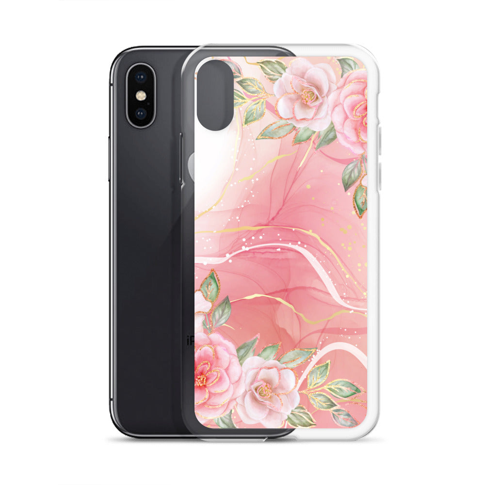 Malia's Pink Roses - Clear Case for iPhone®