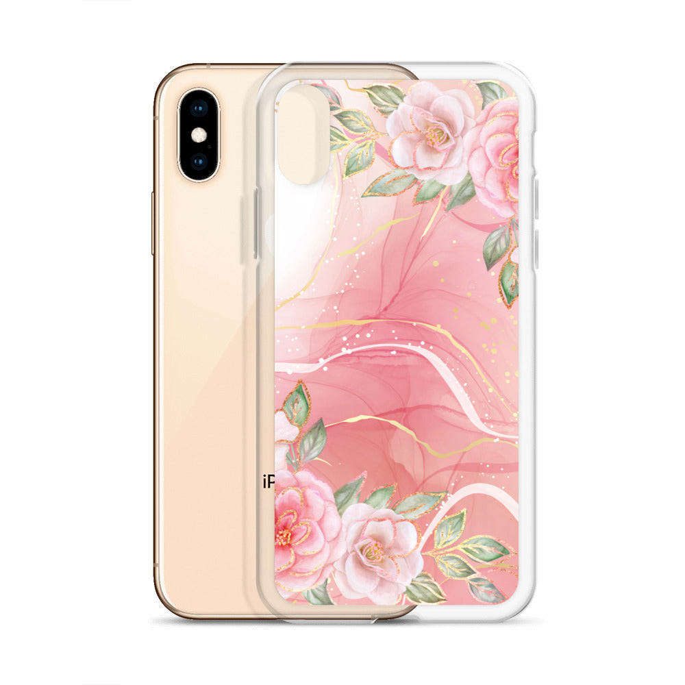 Malia's Pink Roses - Clear Case for iPhone®