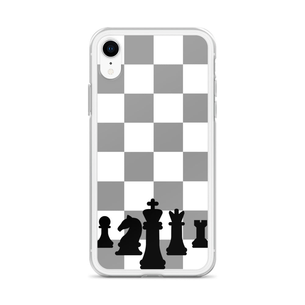 Chess Board with Pieces - Clear Case for iPhone®