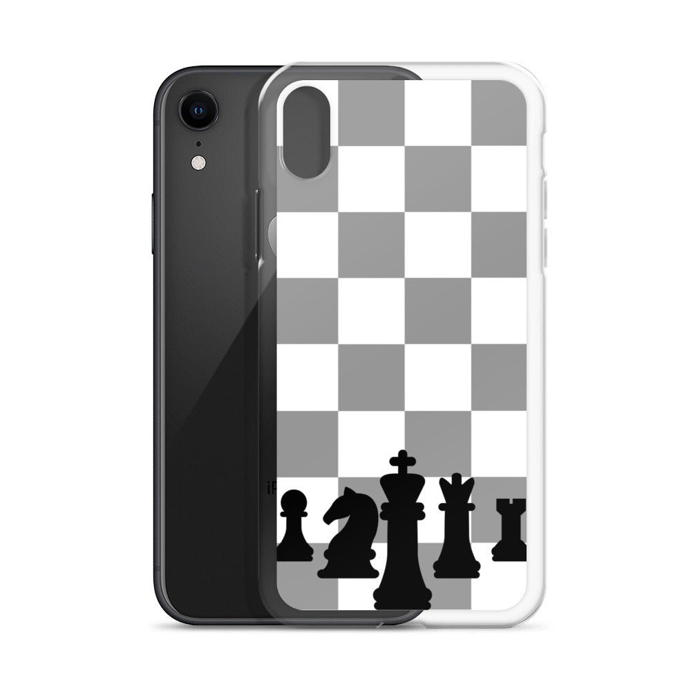 Chess Board with Pieces - Clear Case for iPhone®