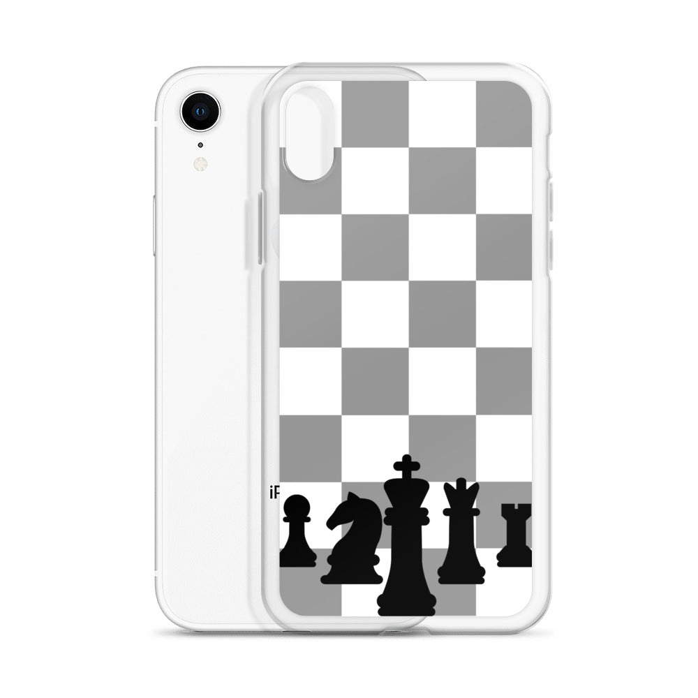 Chess Board with Pieces - Clear Case for iPhone®