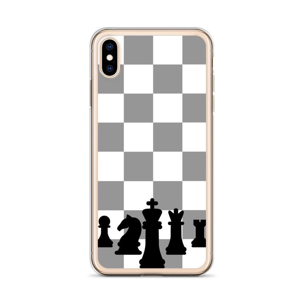 Chess Board with Pieces - Clear Case for iPhone®