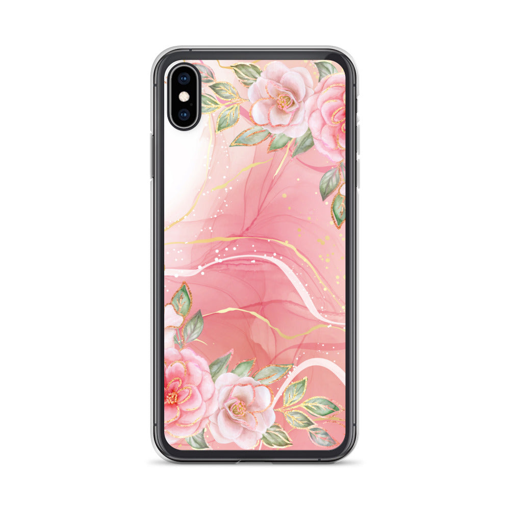 Malia's Pink Roses - Clear Case for iPhone®