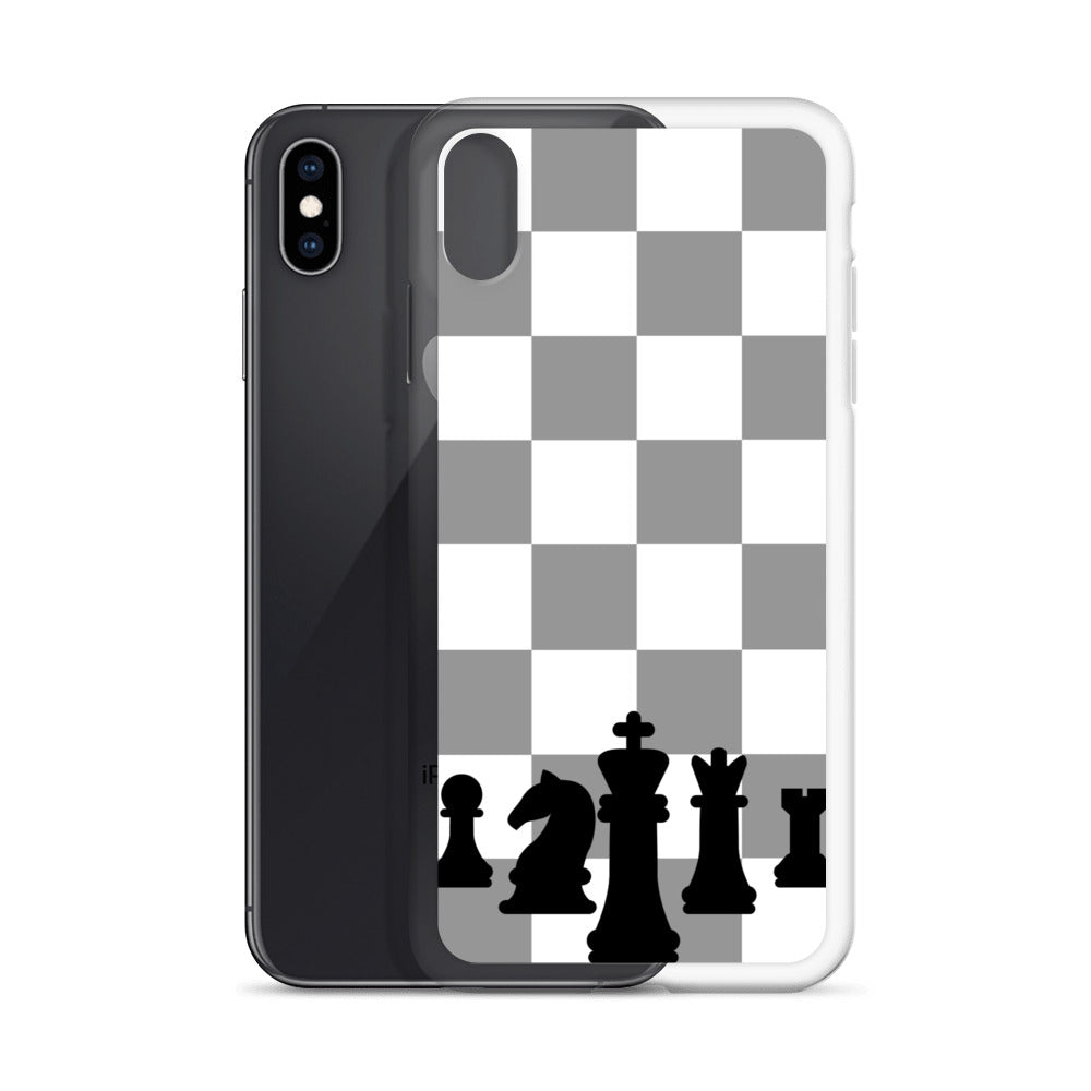 Chess Board with Pieces - Clear Case for iPhone®