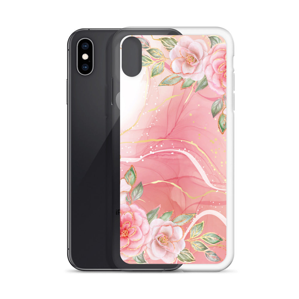 Malia's Pink Roses - Clear Case for iPhone®