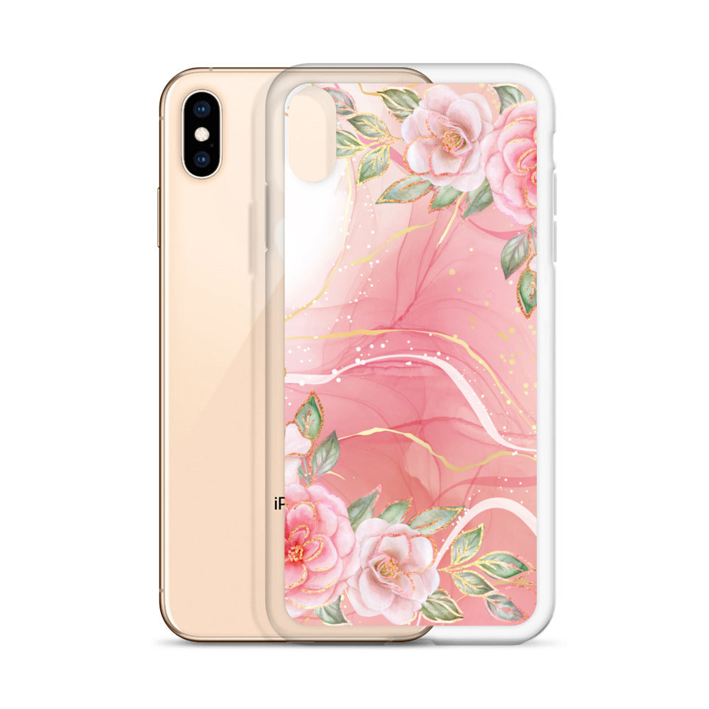 Malia's Pink Roses - Clear Case for iPhone®