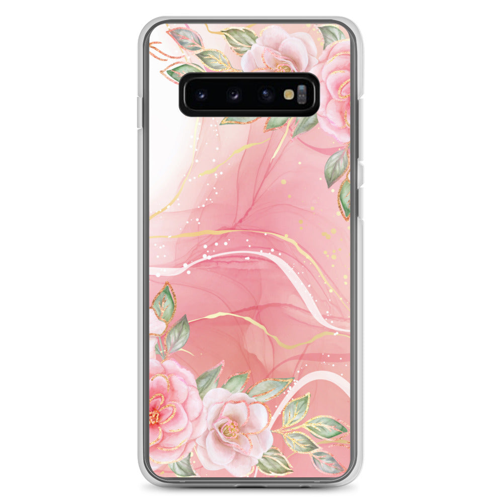 Malia's Pink Roses - Clear Case for Samsung®