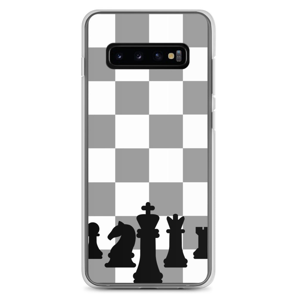 Chess Board with Chess Pieces - Clear Case for Samsung®