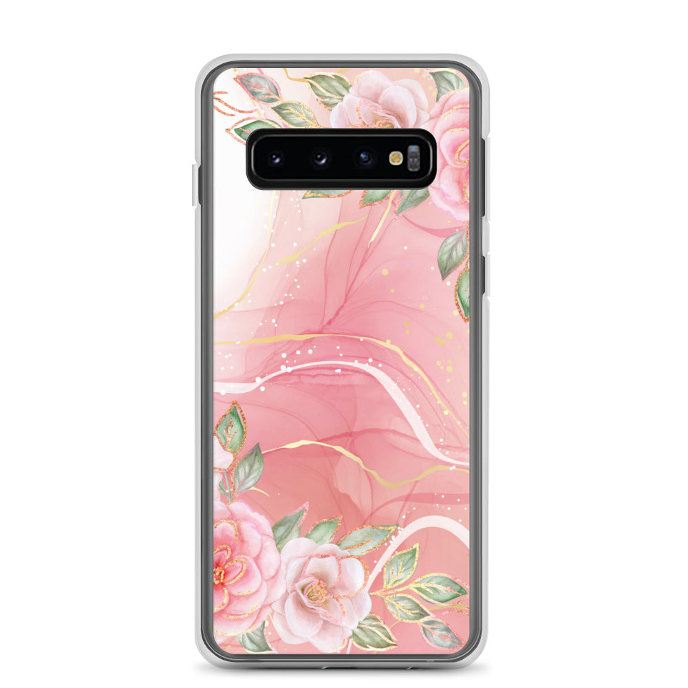 Malia's Pink Roses - Clear Case for Samsung®