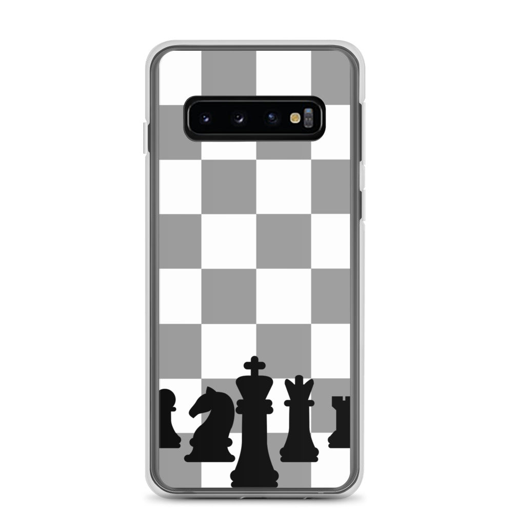 Chess Board with Chess Pieces - Clear Case for Samsung®