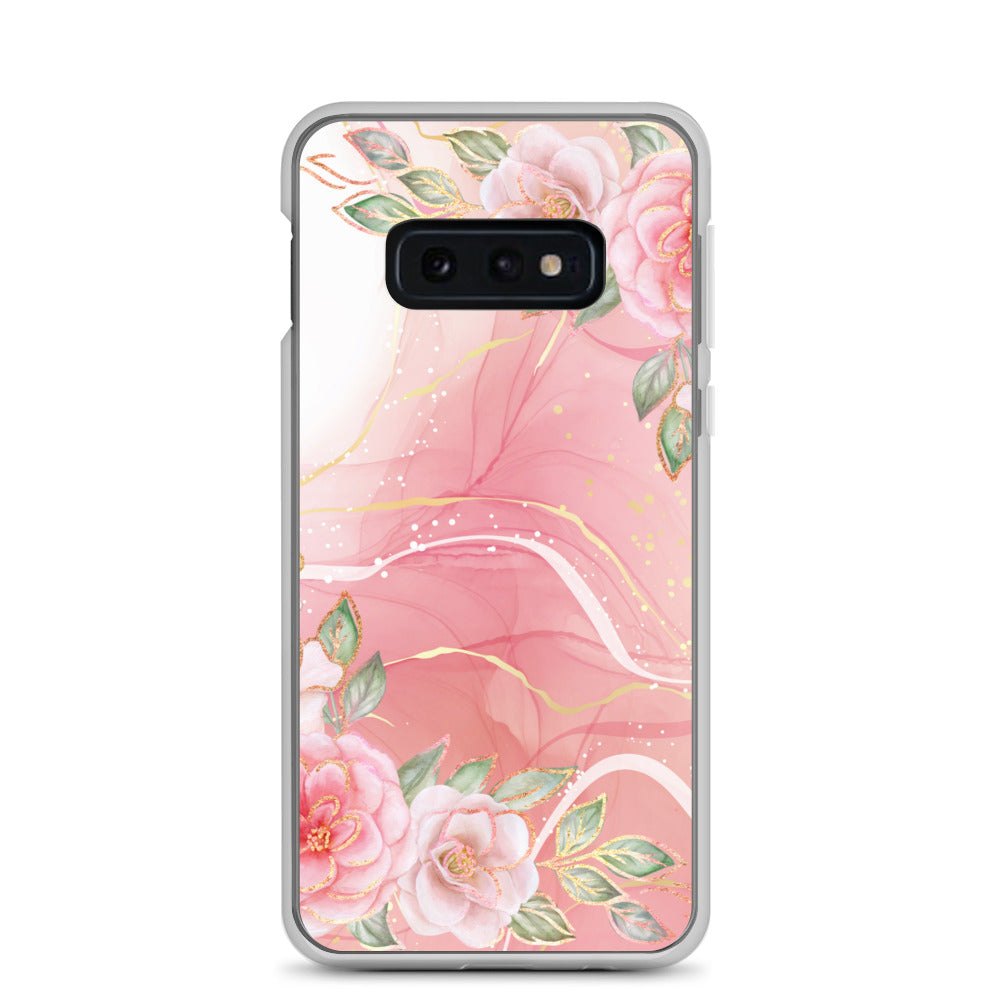 Malia's Pink Roses - Clear Case for Samsung®