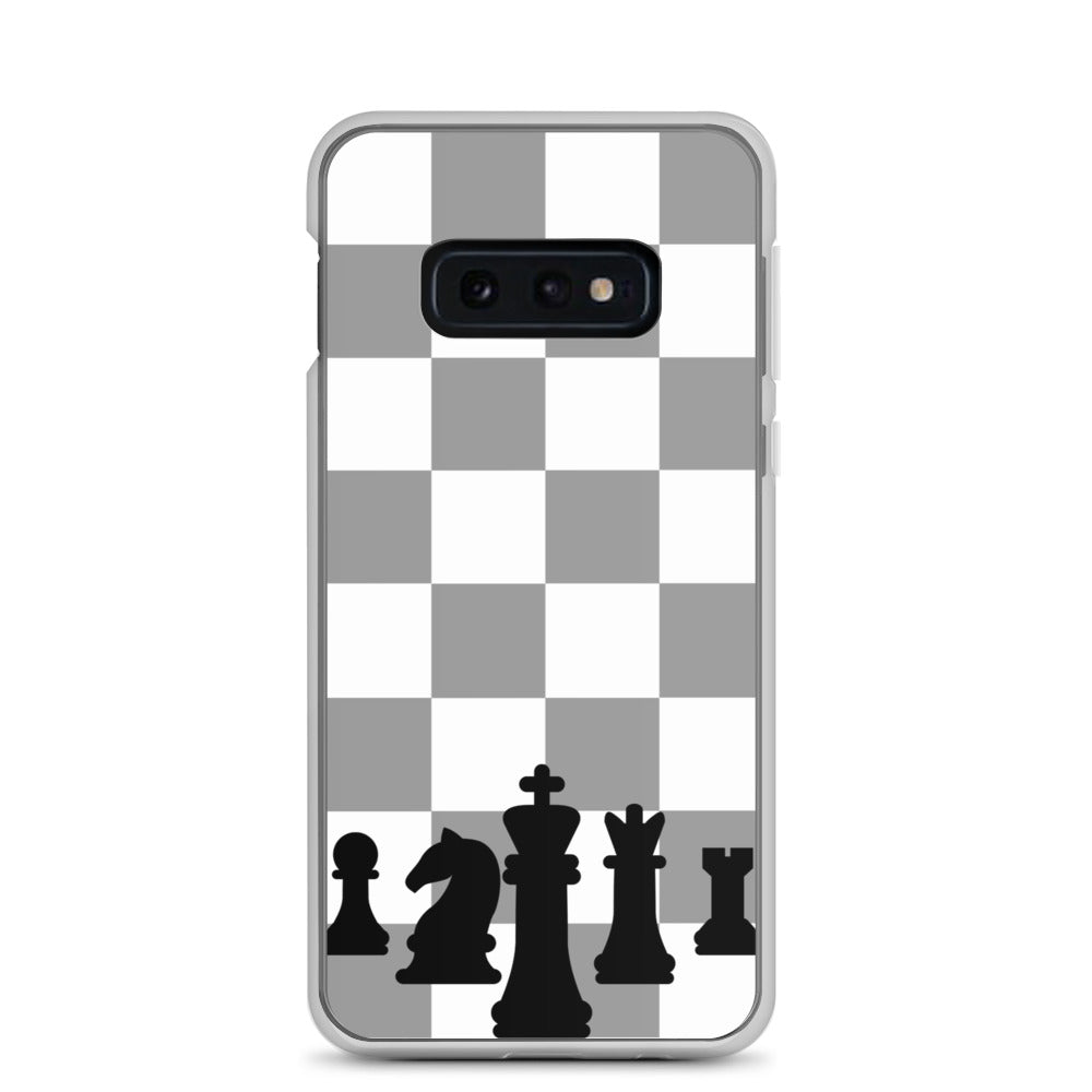 Chess Board with Chess Pieces - Clear Case for Samsung®