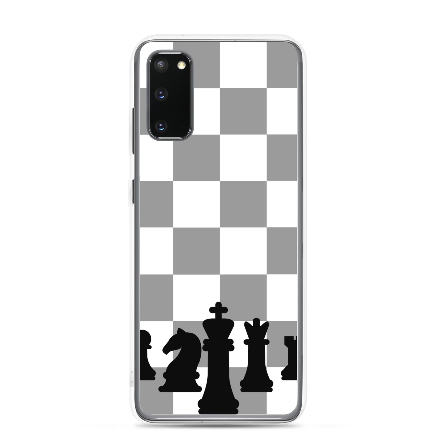 Chess Board with Chess Pieces - Clear Case for Samsung®