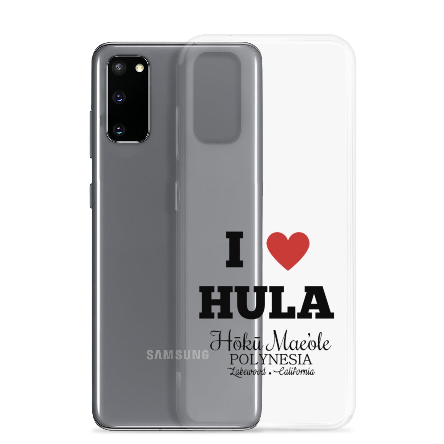 I Heart Hula - Clear Case for Samsung®