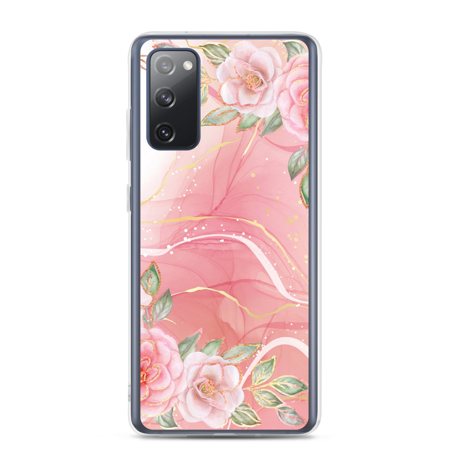 Malia's Pink Roses - Clear Case for Samsung®