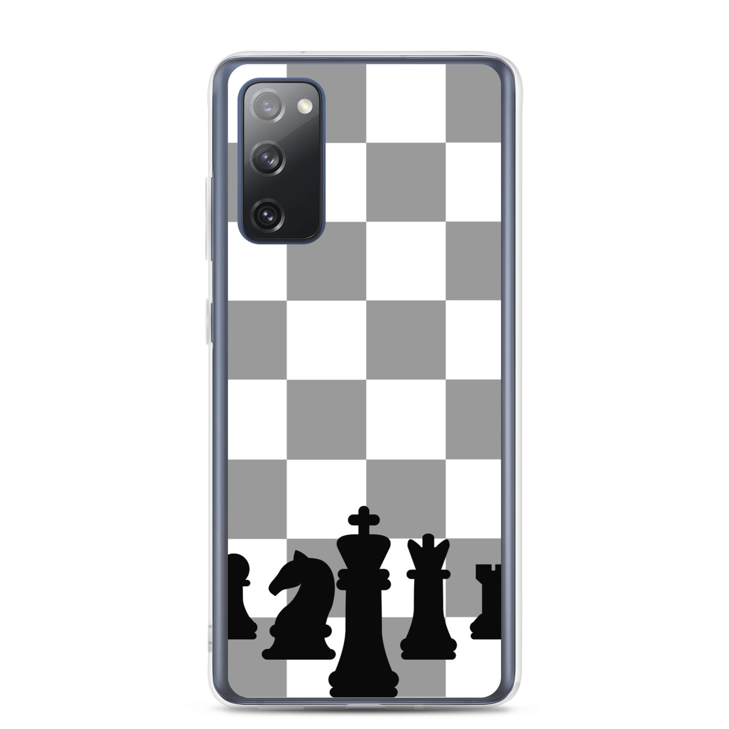 Chess Board with Chess Pieces - Clear Case for Samsung®