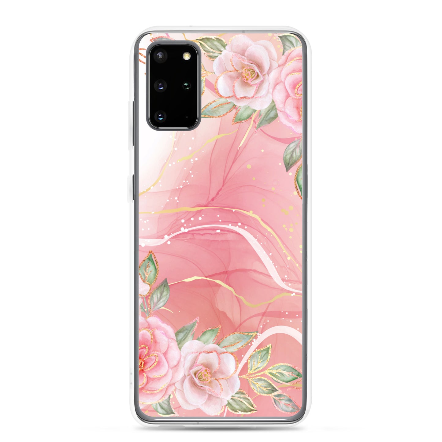 Malia's Pink Roses - Clear Case for Samsung®