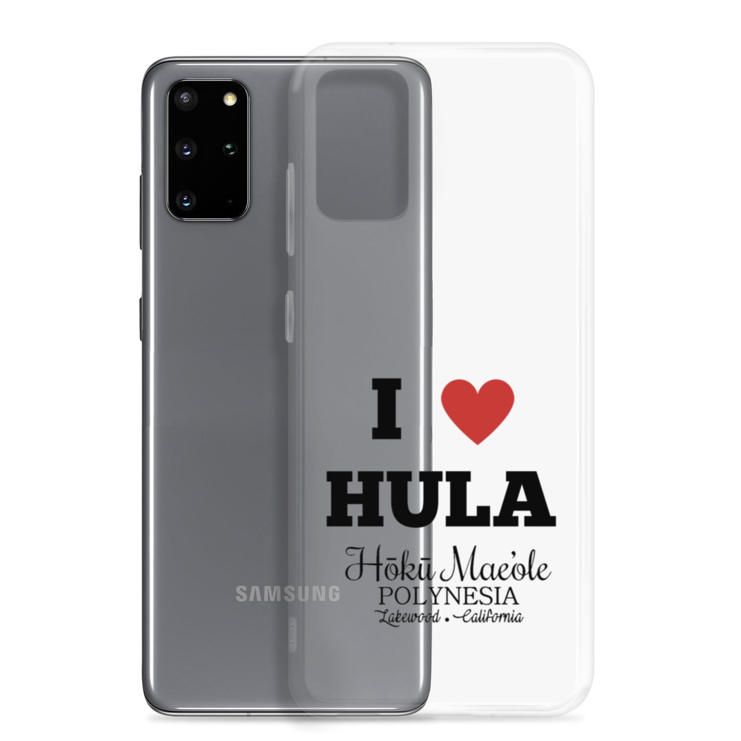 I Heart Hula - Clear Case for Samsung®