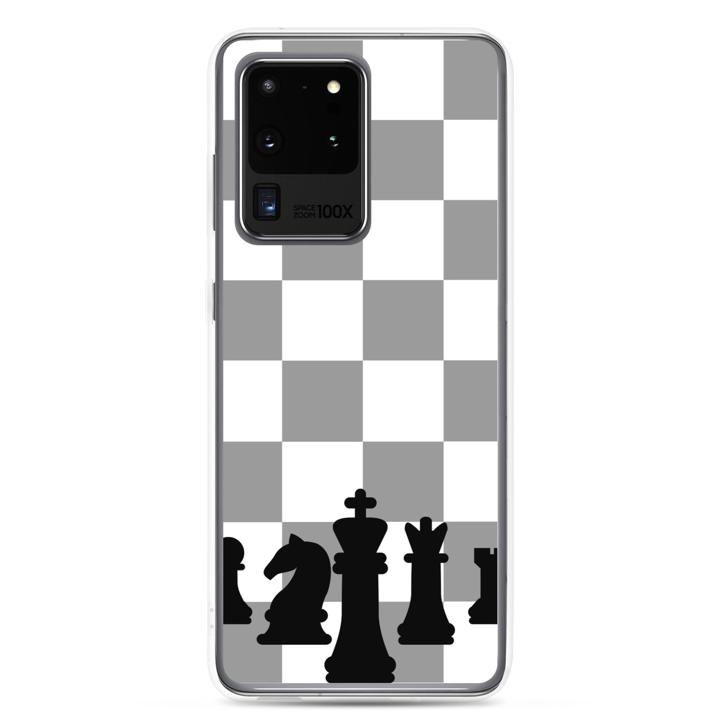 Chess Board with Chess Pieces - Clear Case for Samsung®