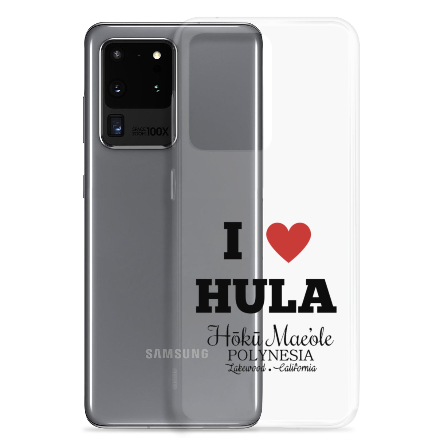 I Heart Hula - Clear Case for Samsung®