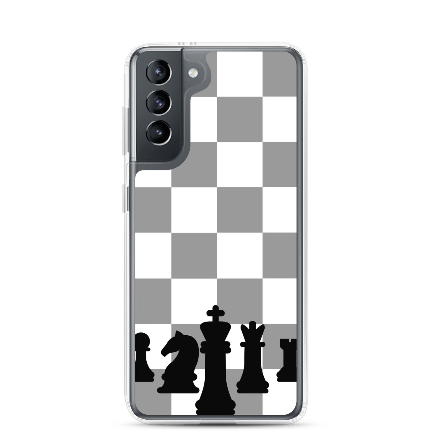 Chess Board with Chess Pieces - Clear Case for Samsung®