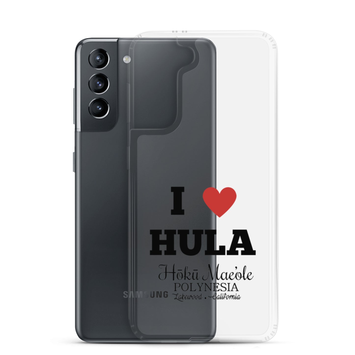 I Heart Hula - Clear Case for Samsung®