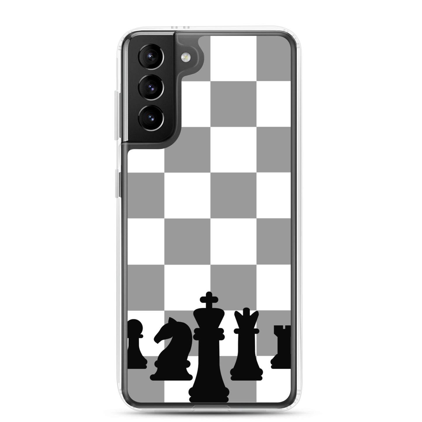 Chess Board with Chess Pieces - Clear Case for Samsung®