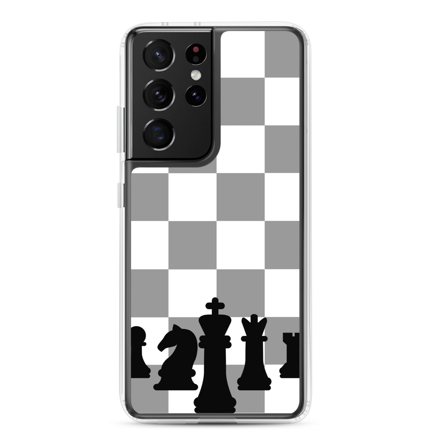 Chess Board with Chess Pieces - Clear Case for Samsung®