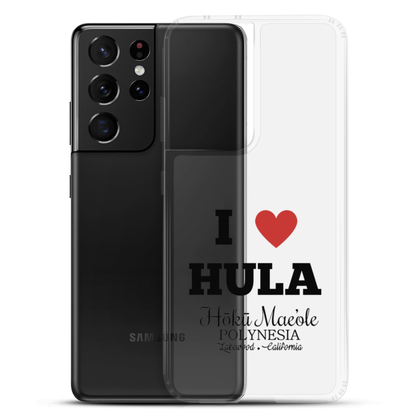 I Heart Hula - Clear Case for Samsung®