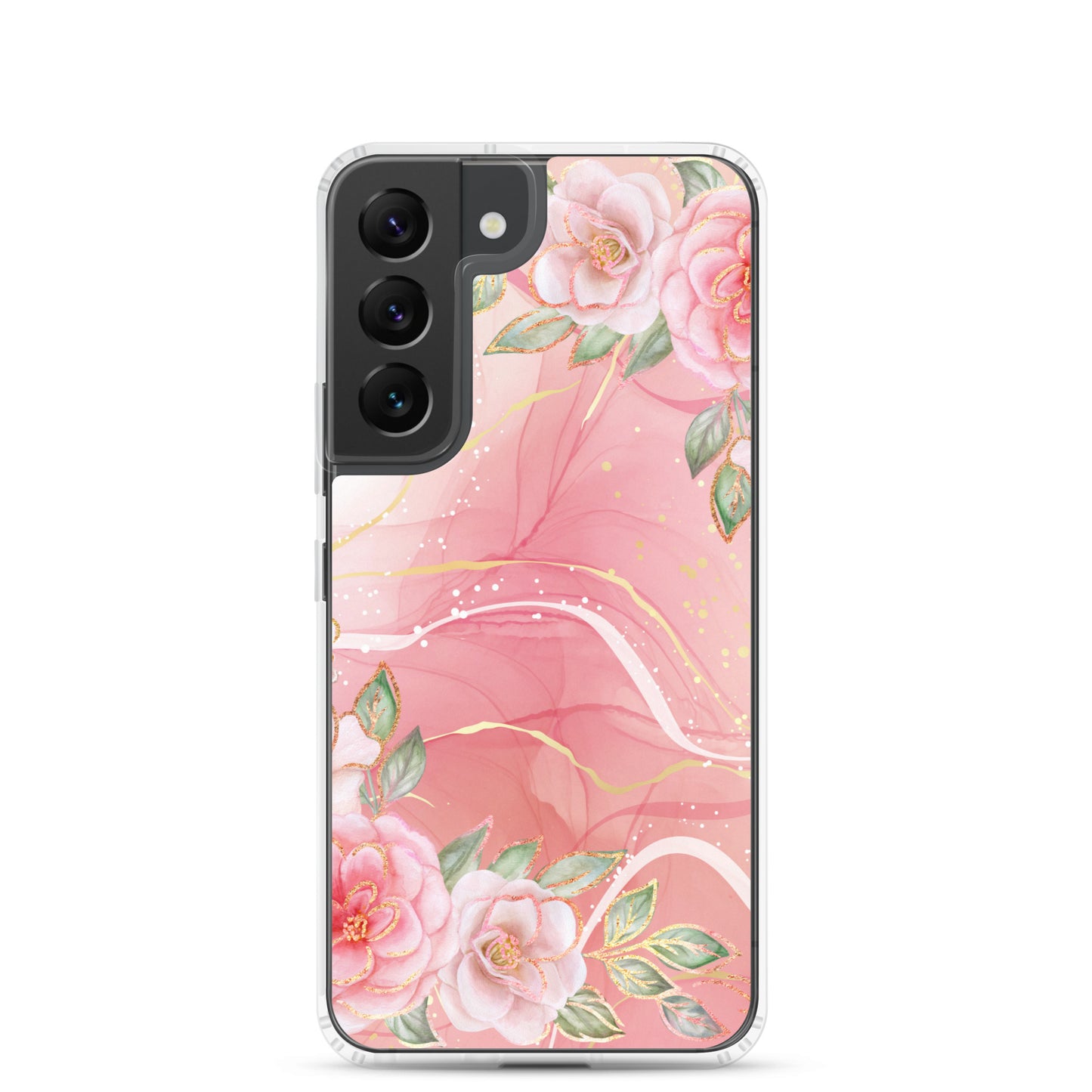 Malia's Pink Roses - Clear Case for Samsung®