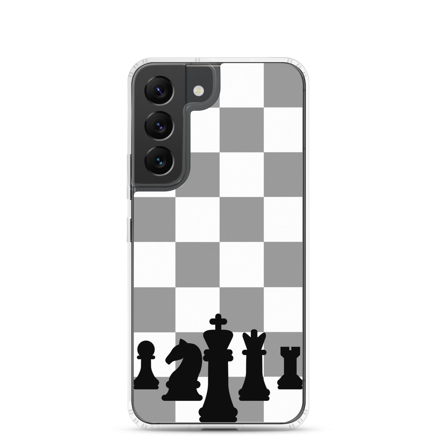Chess Board with Chess Pieces - Clear Case for Samsung®
