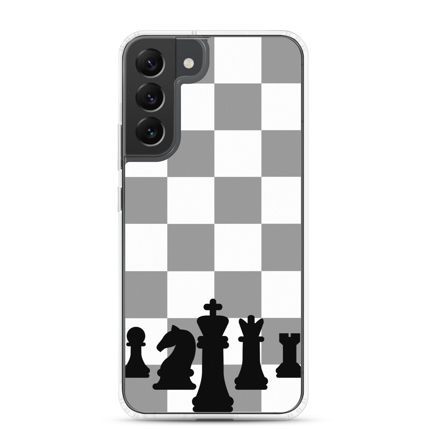 Chess Board with Chess Pieces - Clear Case for Samsung®