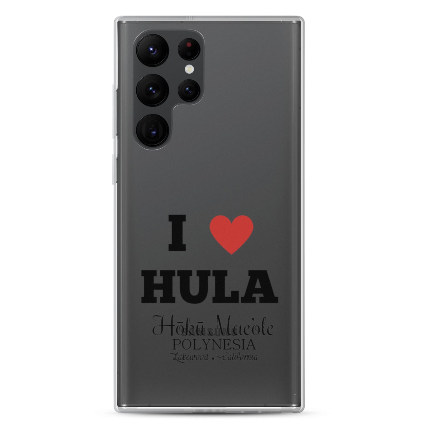 I Heart Hula - Clear Case for Samsung®