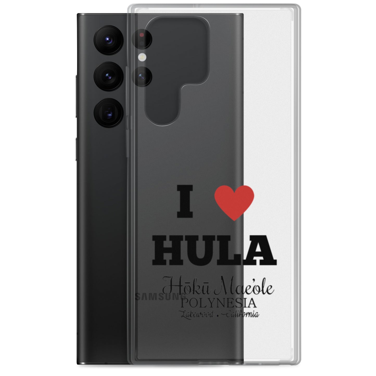I Heart Hula - Clear Case for Samsung®