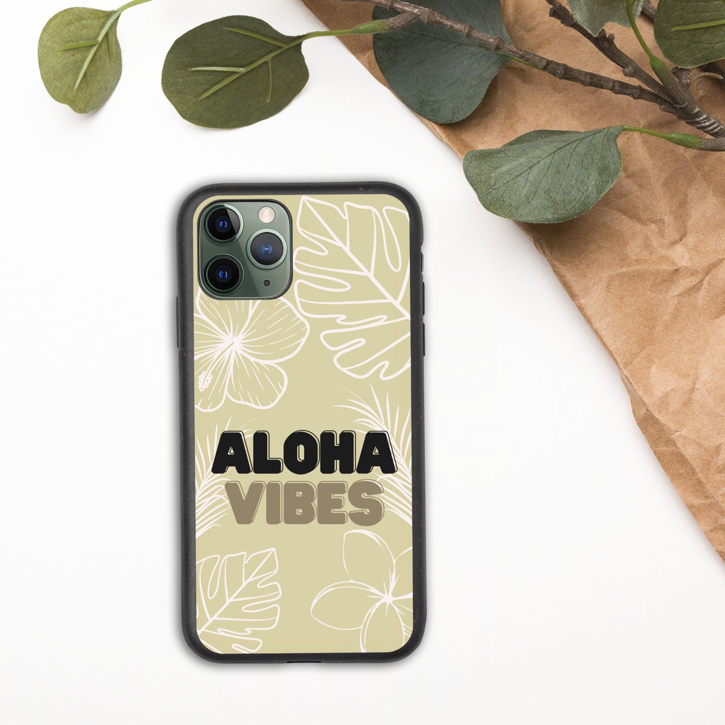 Aloha Vibes Phone Case - Beige