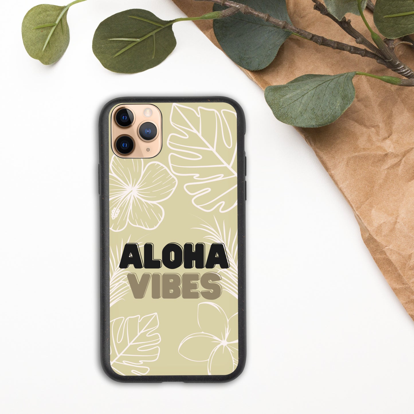 Aloha Vibes Phone Case - Beige