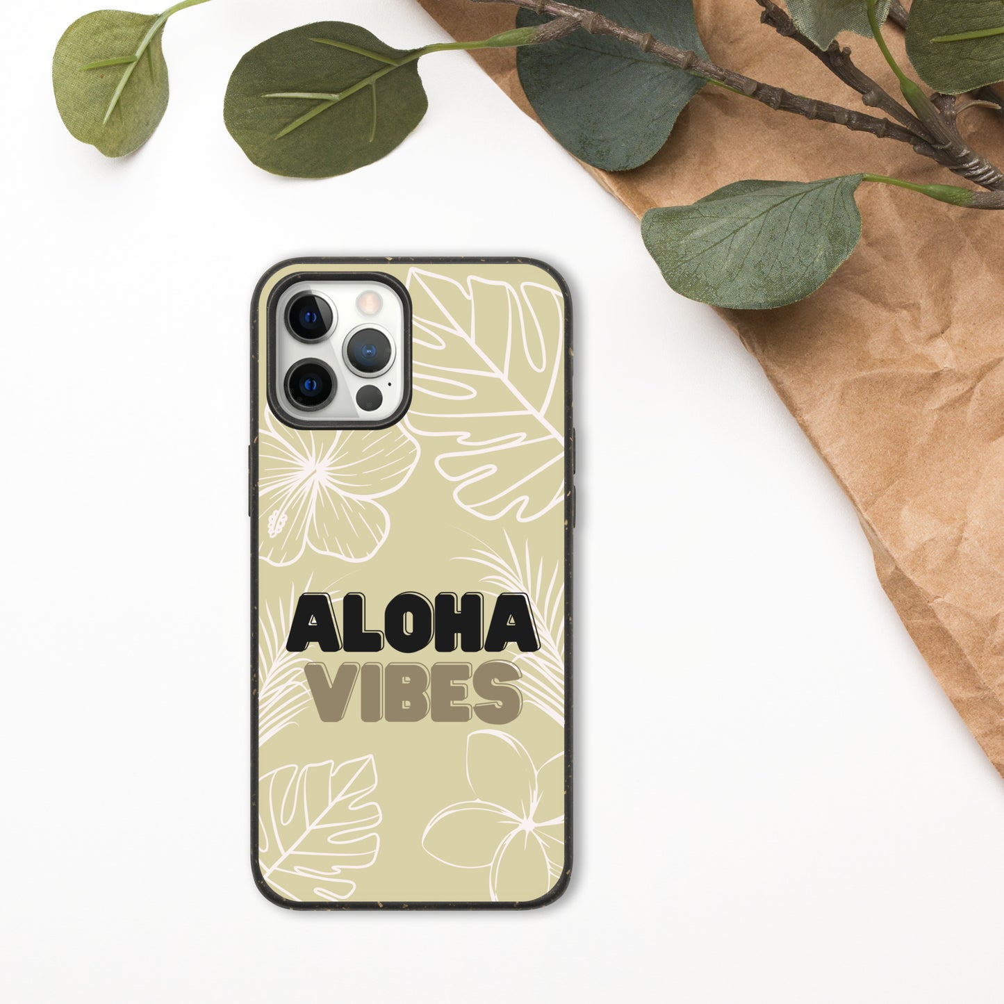 Aloha Vibes Phone Case - Beige