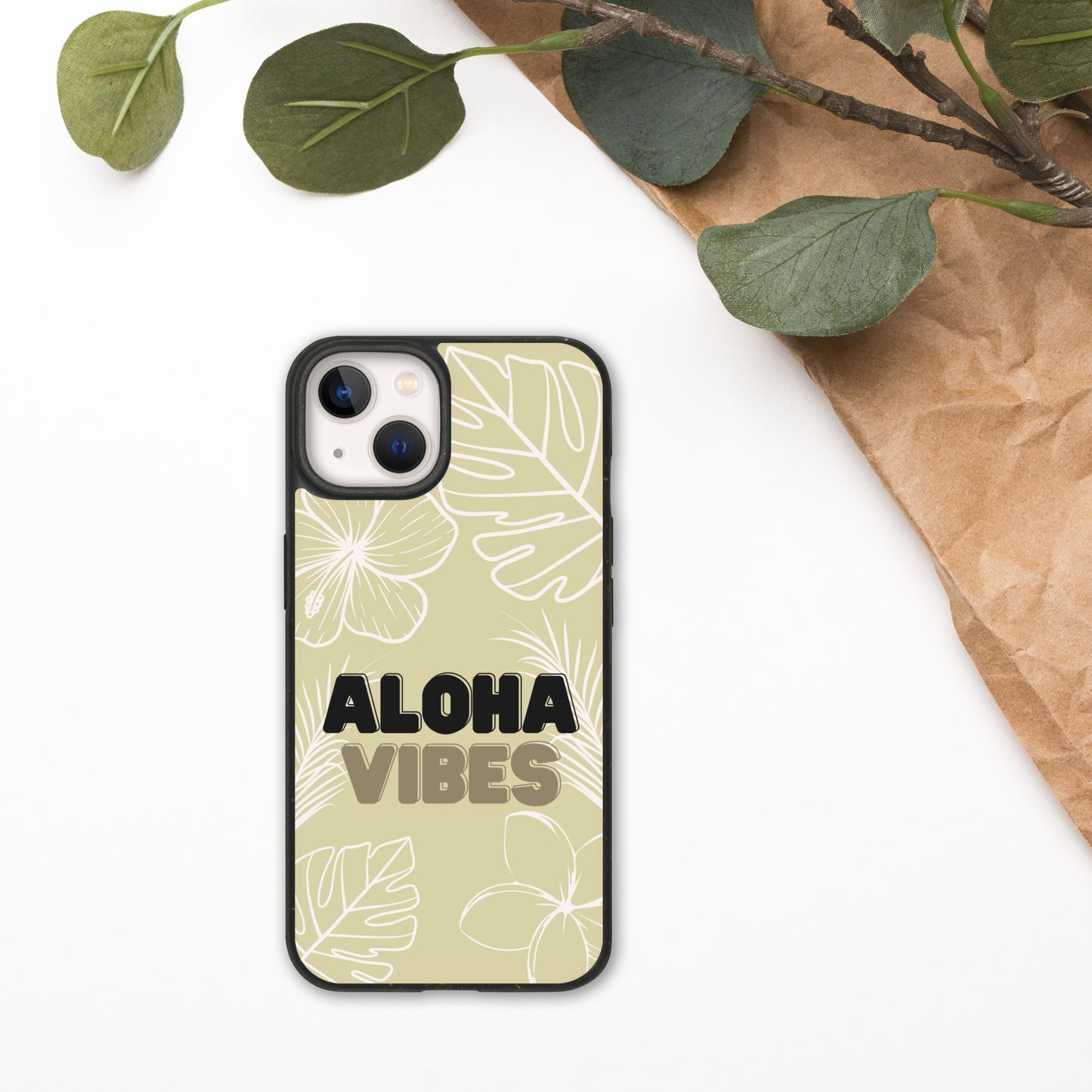 Aloha Vibes Phone Case - Beige