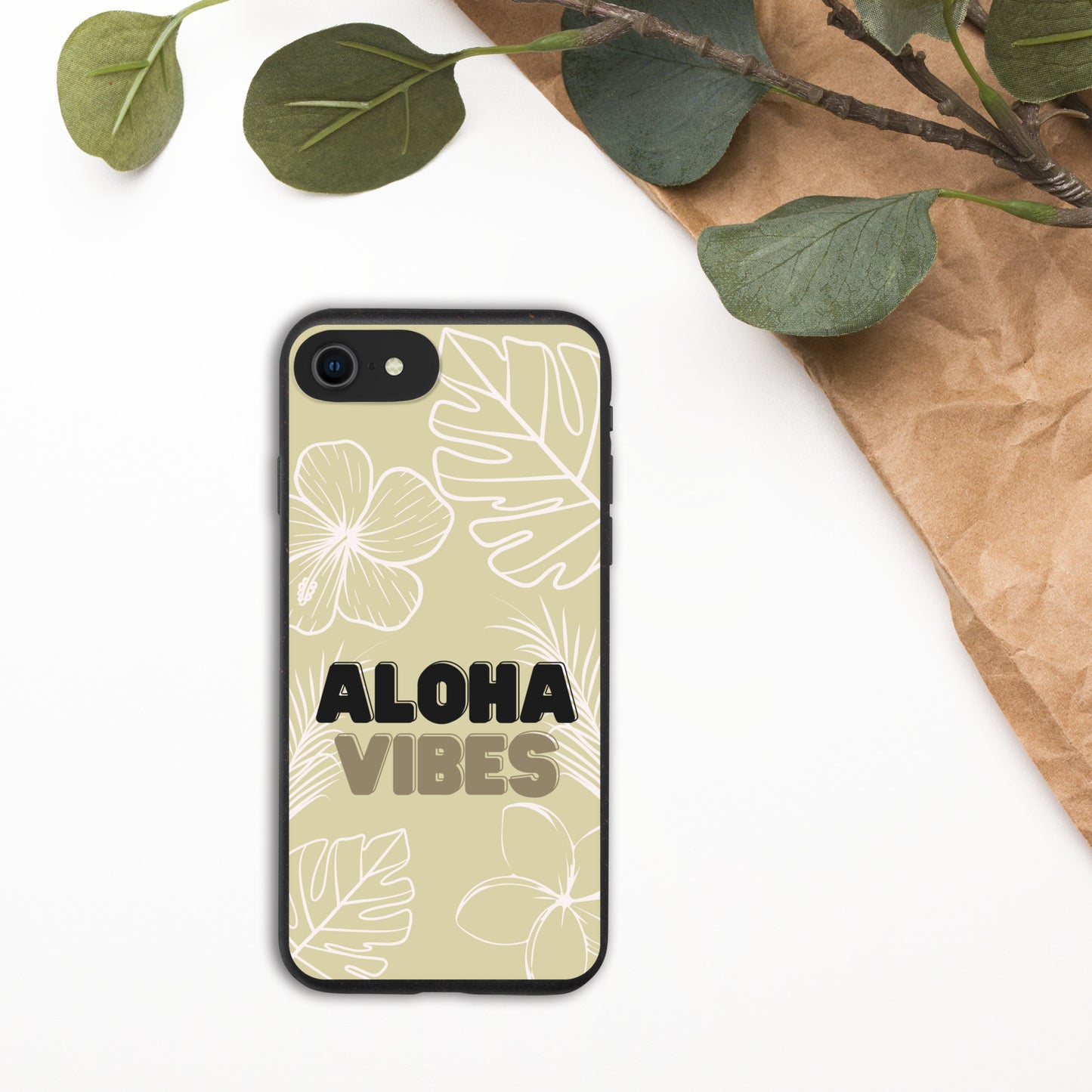 Aloha Vibes Phone Case - Beige