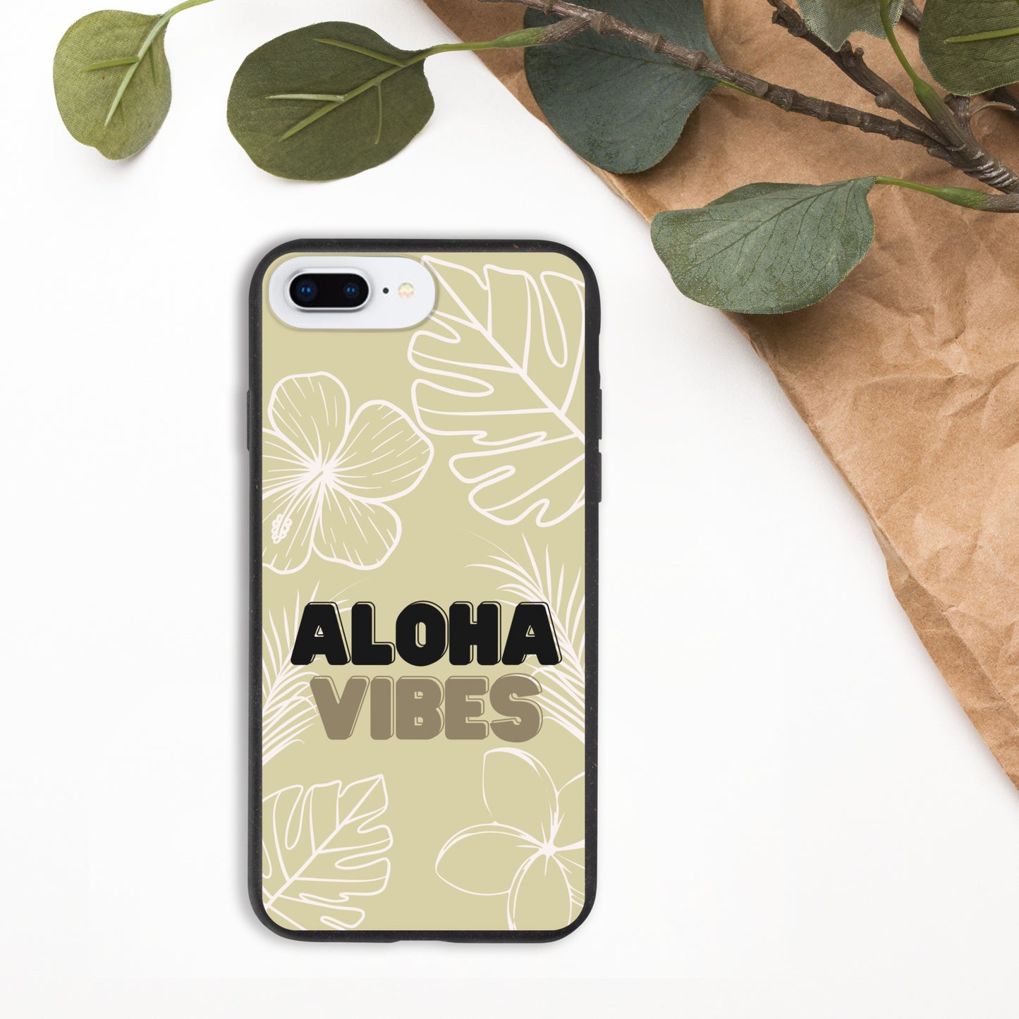 Aloha Vibes Phone Case - Beige