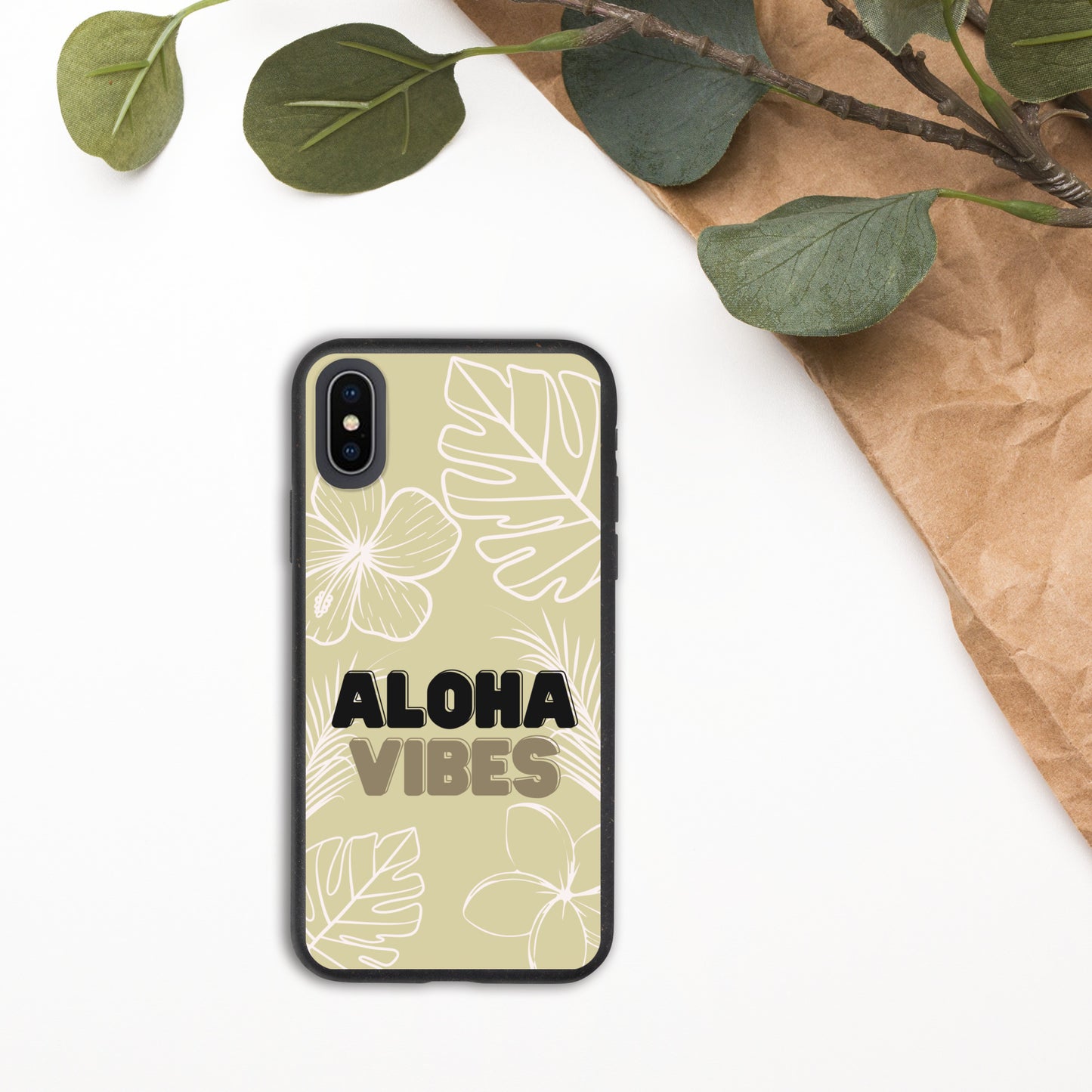 Aloha Vibes Phone Case - Beige