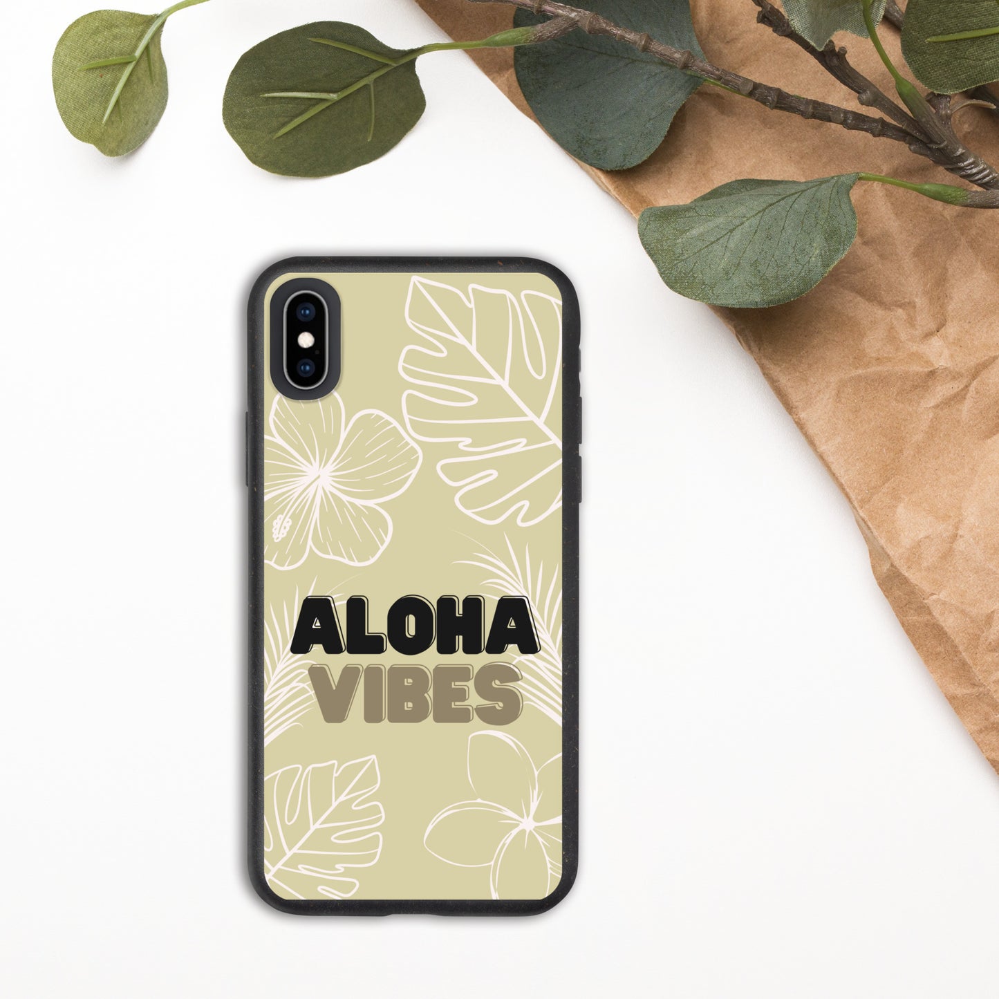 Aloha Vibes Phone Case - Beige